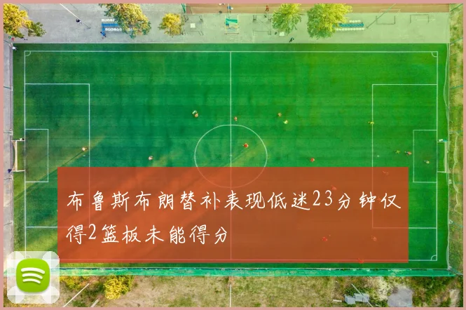 布鲁斯布朗替补表现低迷23分钟仅得2篮板未能得分